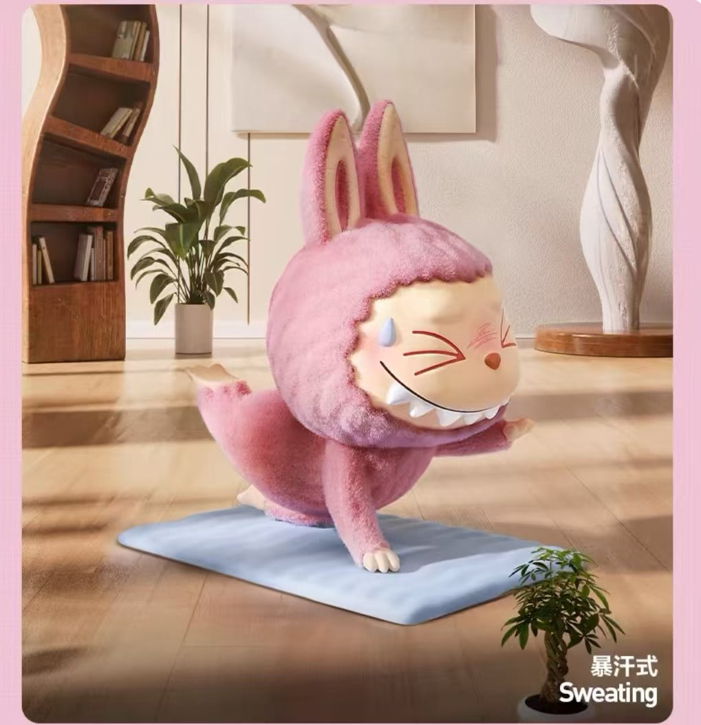 POPMART LABUBU THEMONSTERS yoga Plush Series