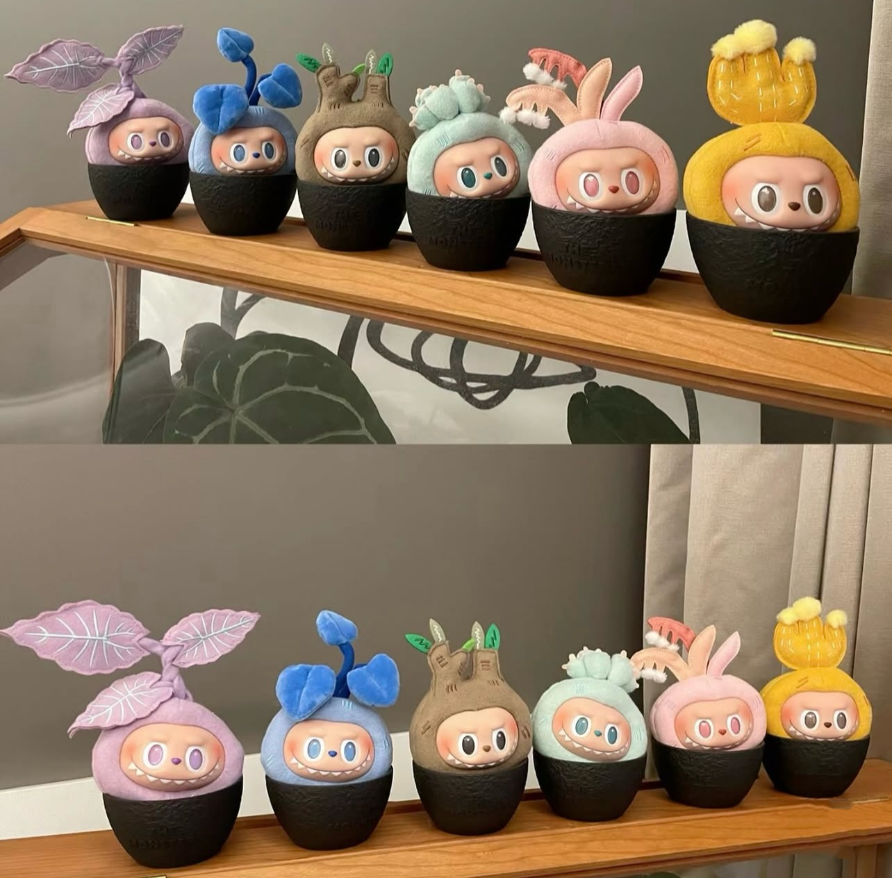 LABUBU Vinyl Face Blind Box by POPMART: Plant Pot Plush Figurine Gift & Decoration