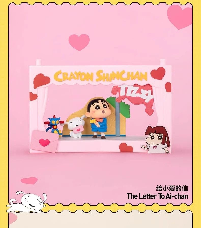 POPMART Crayon Shin - chan Life Theater Series Blind - box Scene Figurines: Toys & Gifts