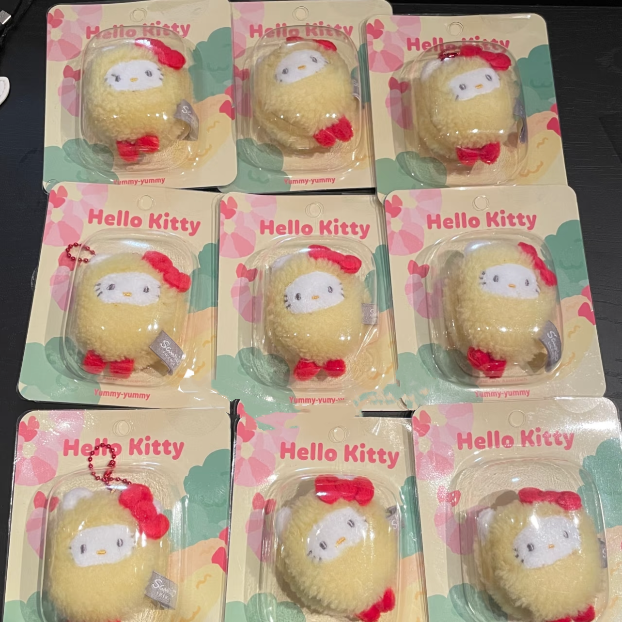 Hello Kitty Fried Shrimp Plush Pendant