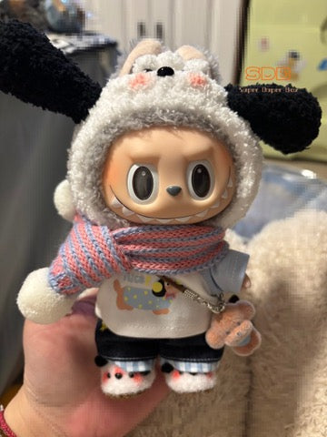 Labubu Doll Clothes Pacha Dog Set