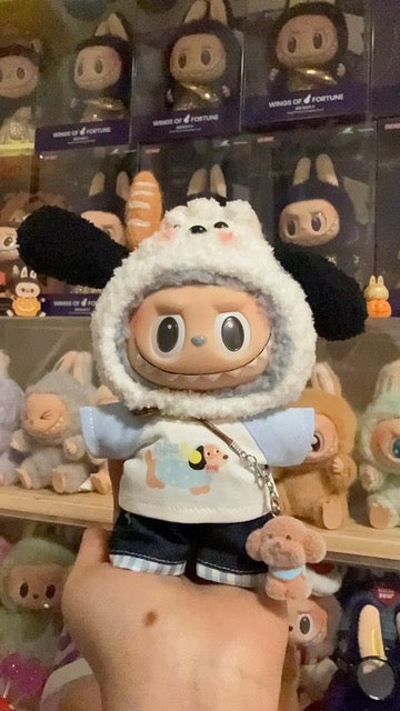 Labubu Doll Clothes Pacha Dog Set