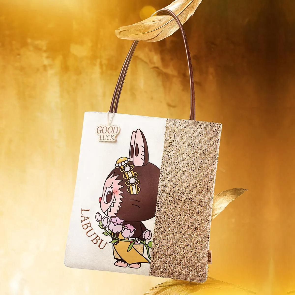 (Thailand Only)Labubu Good Luck To You-Canvas Bag