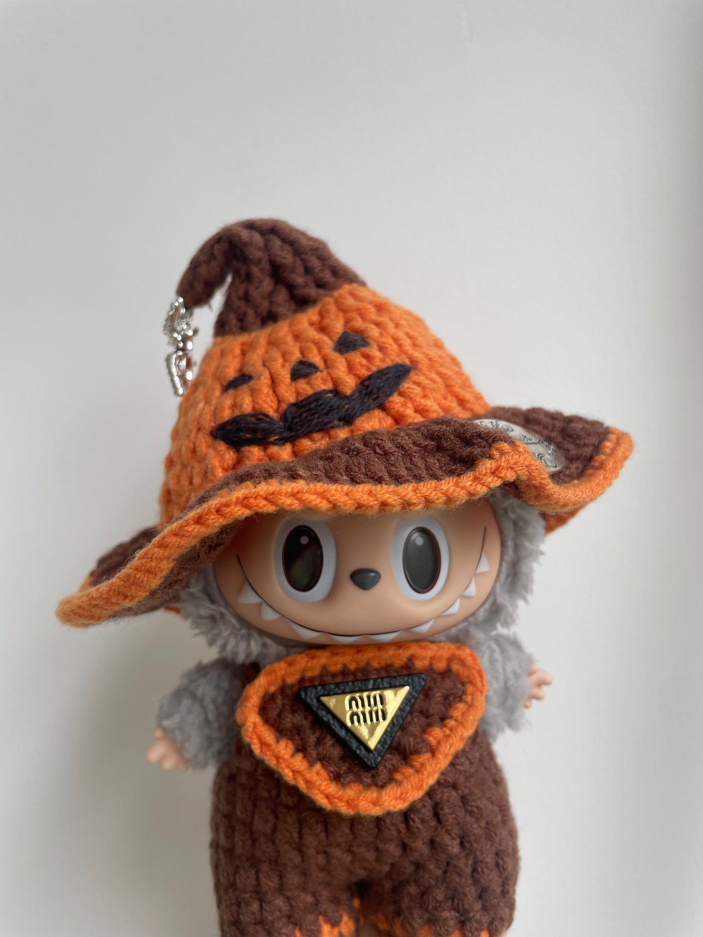 LABUBU Halloween Pumpkin Handmade Doll Outfit