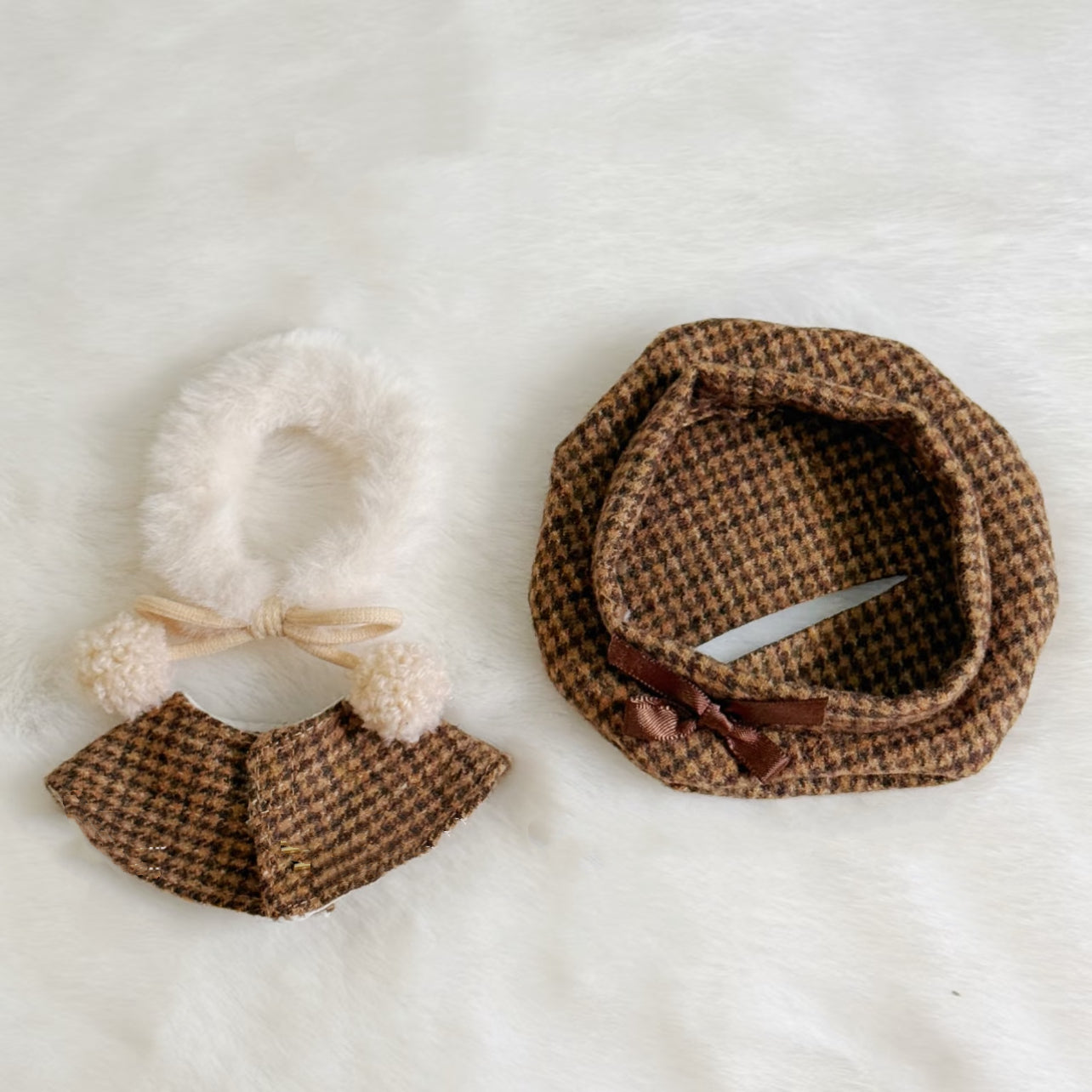 Plaid College Style Doll Clothes Set