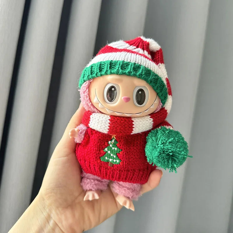 Labubu Xmas Tree Outfit (Beanie Included)