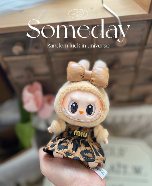 LABUBU LaBuBu Meilade Sitting Party Macaron Rubber Blind Box Pendant Doll Clothes
