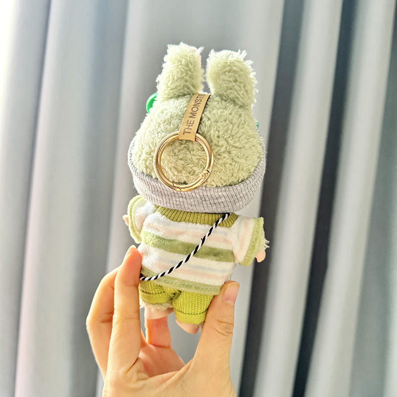 Labubu V1 V2 Green Little Fish Costume