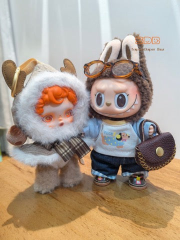 Labubu Doll Clothes Pacha Dog Set