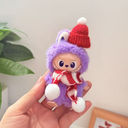 Labubu Mini 4.0 Christmas Cape | Reindeer Elf Cloak Outfit