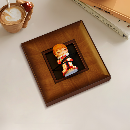 Blind Box Display Solid Wood Photo Frame Wall Storage