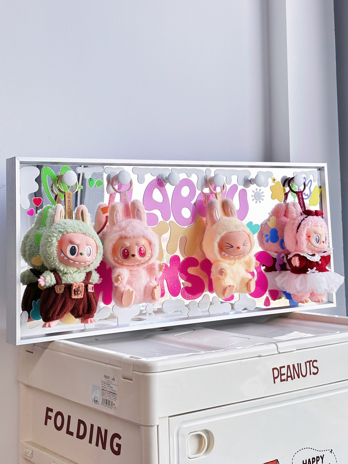 Labubu Vinyl Doll Storage Decoration Diorama