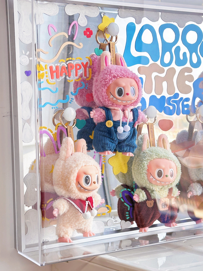 Labubu Vinyl Doll Storage Decoration Diorama