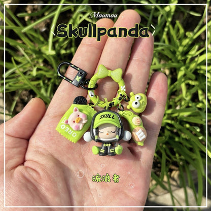 Authentic Pop Mart Sitting Moe Beads - Mobile Phone Bag & Keychain