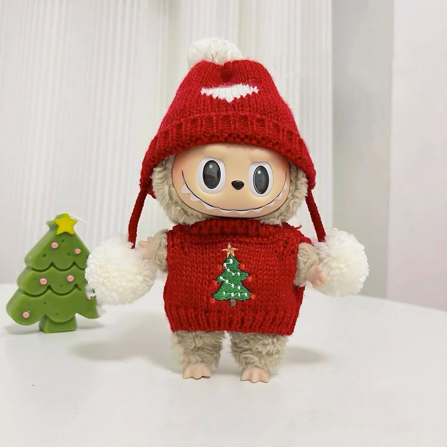 Labubu Christmas Sweater| Doll Clothes Series 2