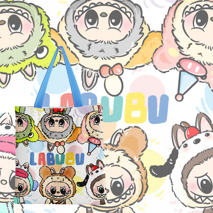 Labubu Cute Canvas Bag Includes zipper