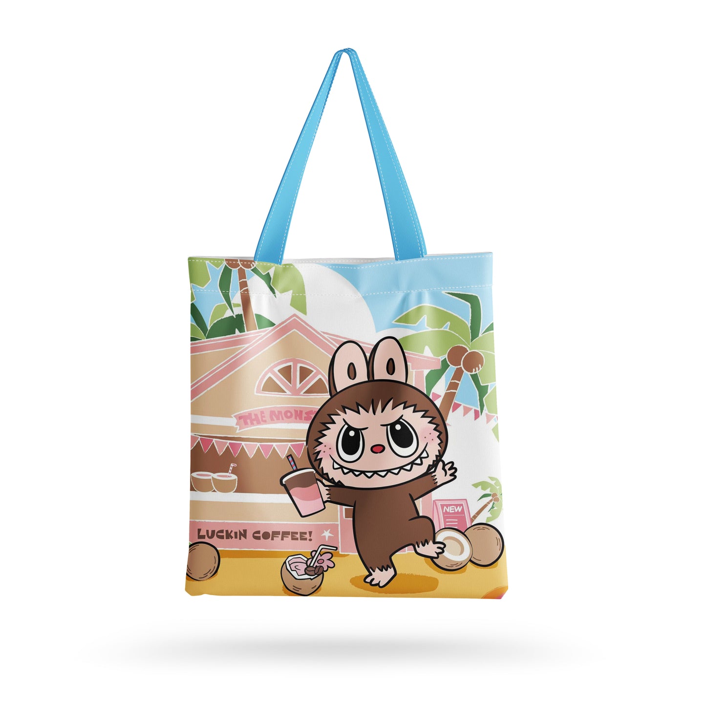 Labubu Cute Canvas Bag Includes zipper