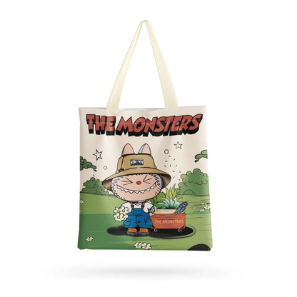 Labubu Cute Canvas Bag Includes zipper