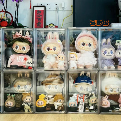 Handheld storage box, transparent display box, dustproof box