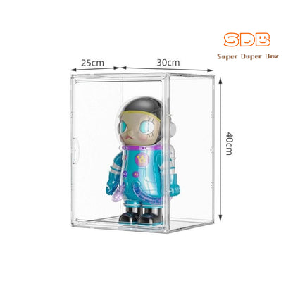 Handheld storage box, transparent display box, dustproof box