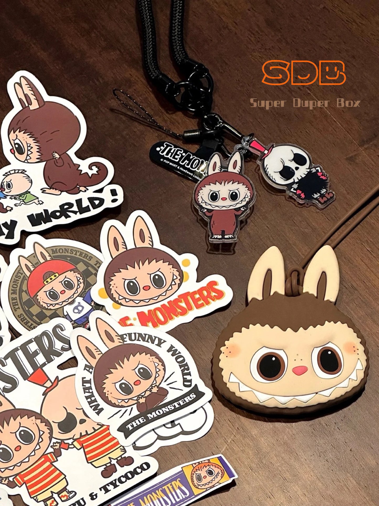 Labubu baggage tag
