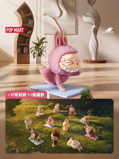 POPMART LABUBU THEMONSTERS yoga Plush Series