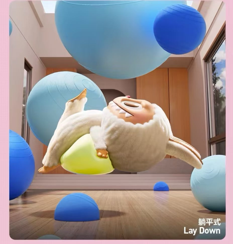 POPMART LABUBU THEMONSTERS yoga Plush Series