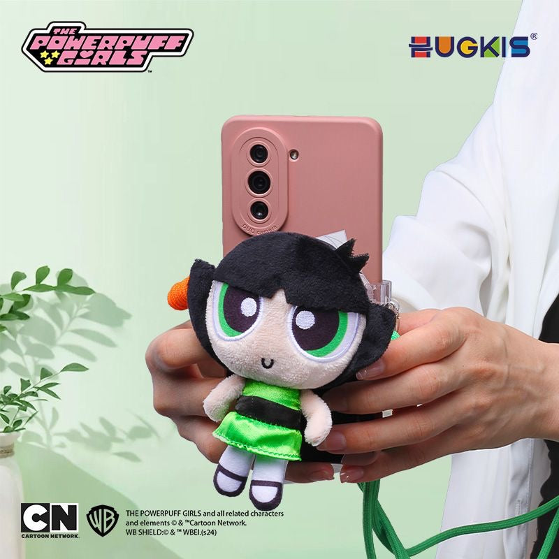 HUGKIS Powerpuff Girls Detachable Crossbody Backpack Clip Phone Case