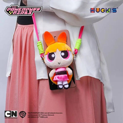 HUGKIS Powerpuff Girls Detachable Crossbody Backpack Clip Phone Case