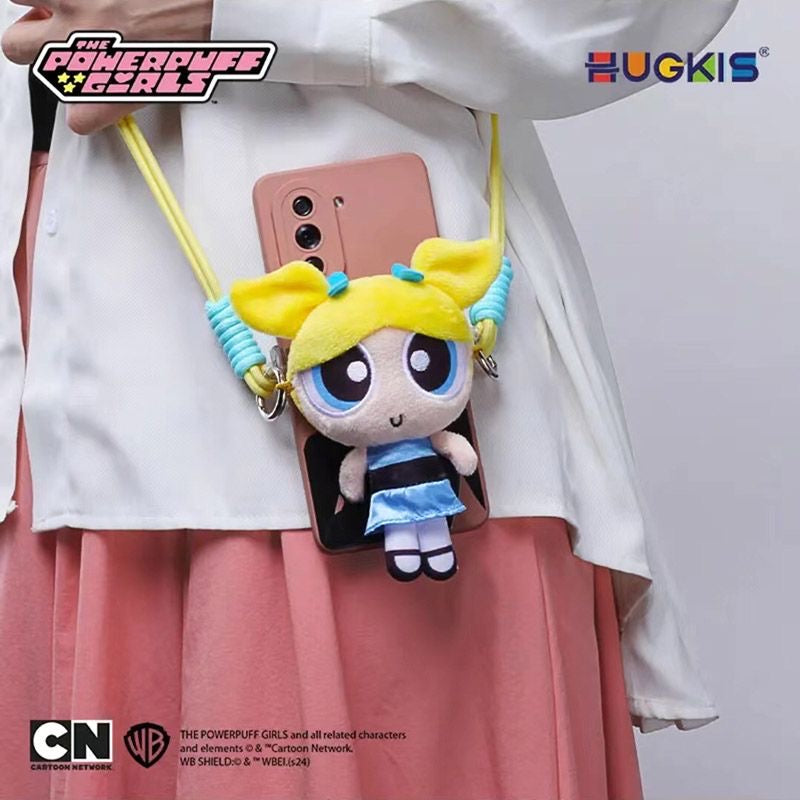 HUGKIS Powerpuff Girls Detachable Crossbody Backpack Clip Phone Case