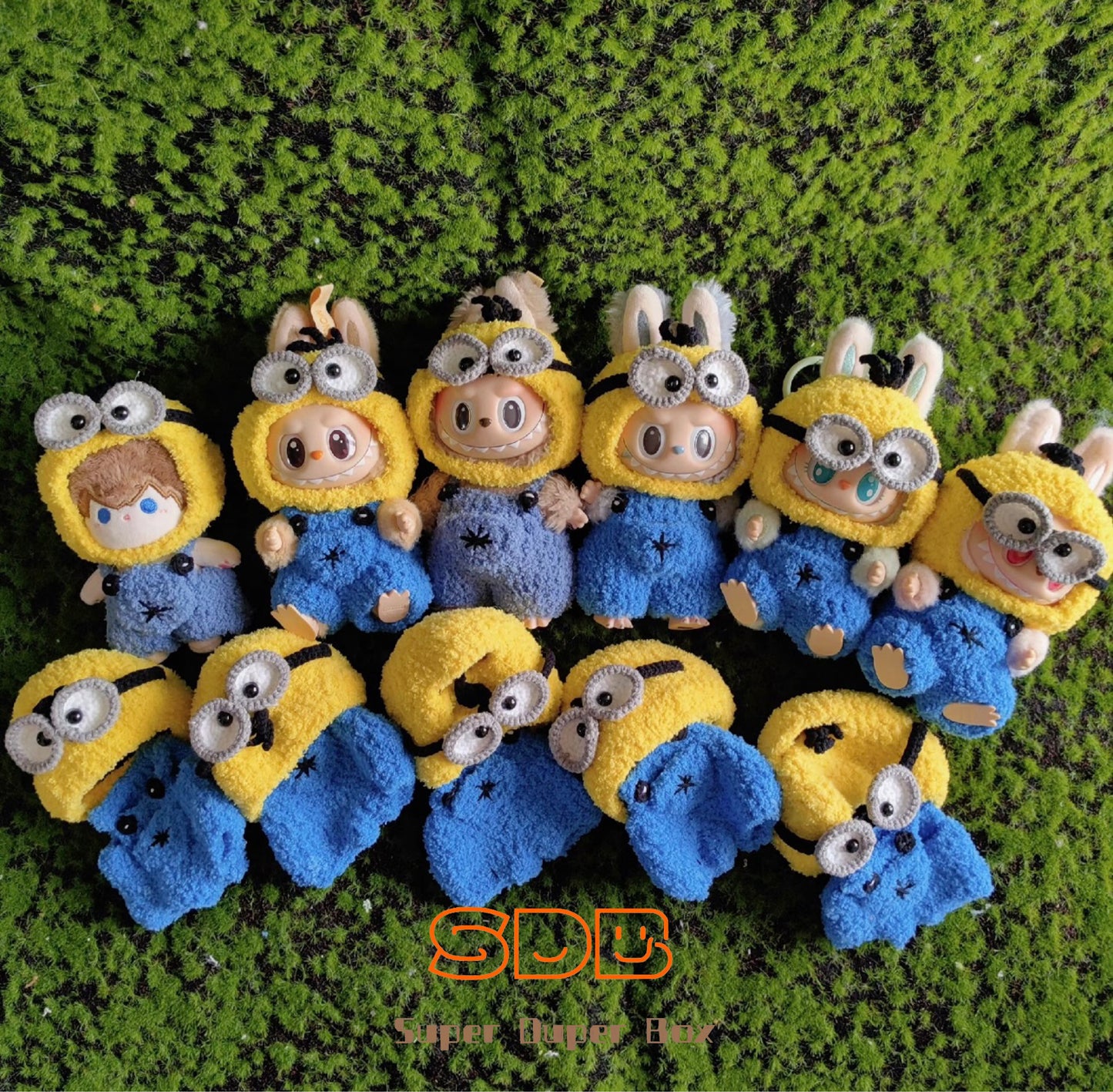 POP MART Labubu  Minions Doll clothes