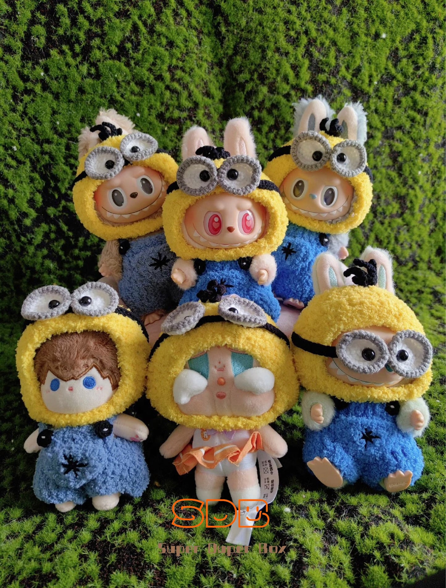 POP MART Labubu  Minions Doll clothes