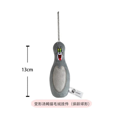 Tom and Jerry Plush pendant Keychain