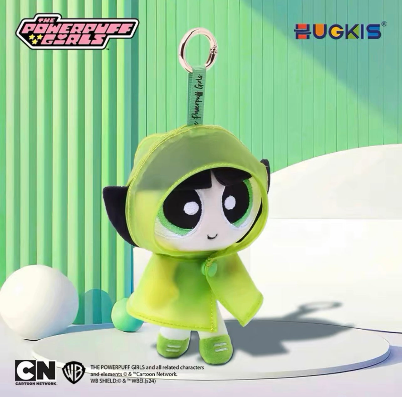 HUGKIS Powerpuff Girls Angel Plush Keychain Toy