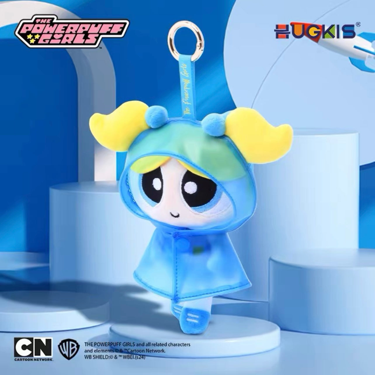 HUGKIS Powerpuff Girls Angel Plush Keychain Toy