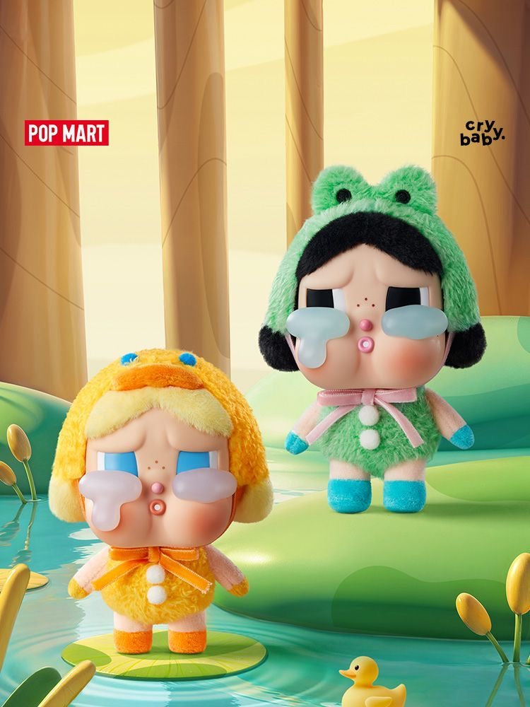 Authentic POPMART Crybaby Tear Factory Vinyl-Faced Plush Blind Box Cute Doll