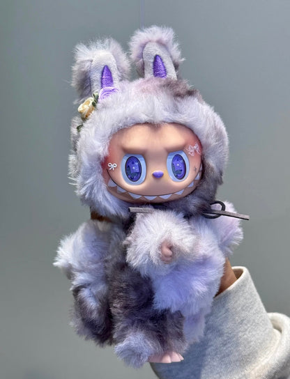 Authentic Handcrafted LABUBU Bear - Custom Poseable Design