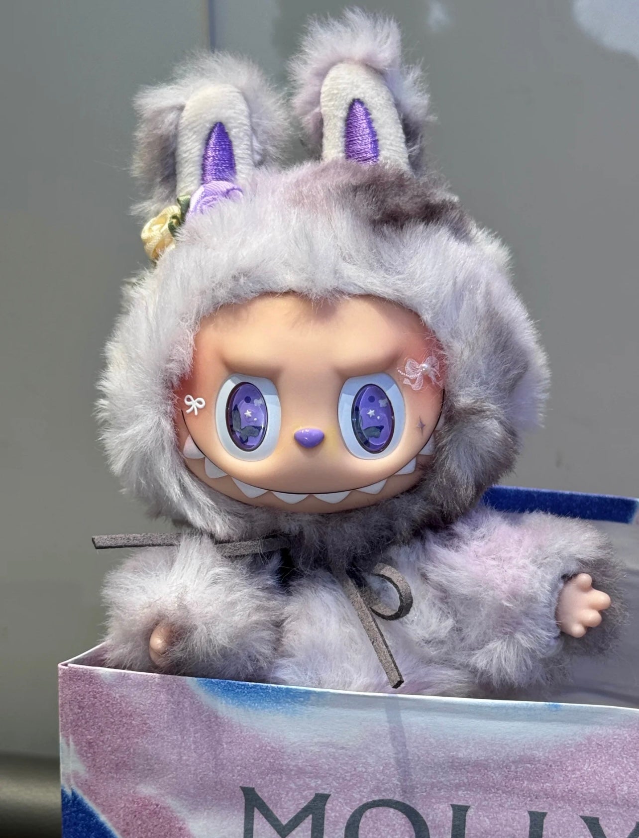 Authentic Handcrafted LABUBU Bear - Custom Poseable Design