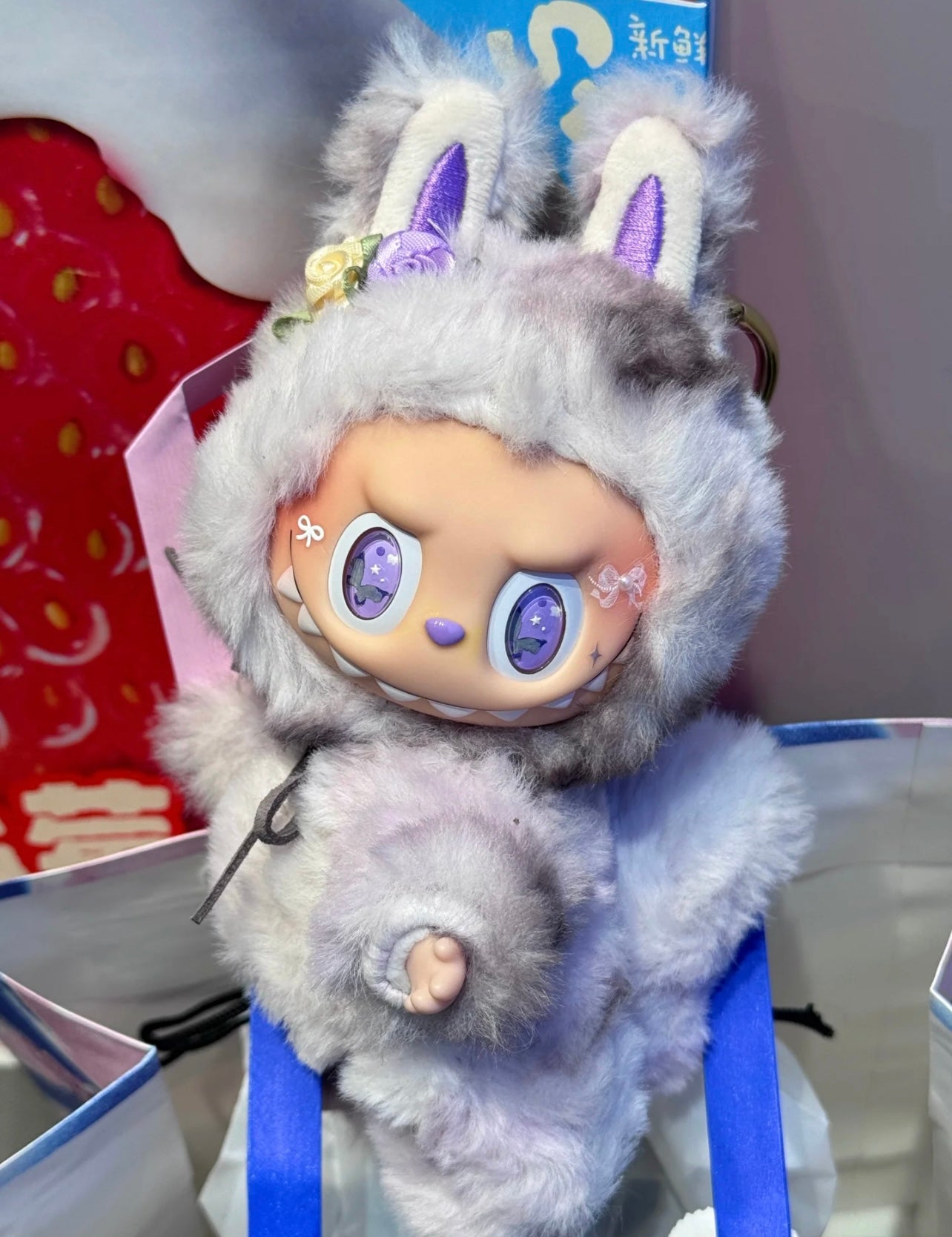 Authentic Handcrafted LABUBU Bear - Custom Poseable Design