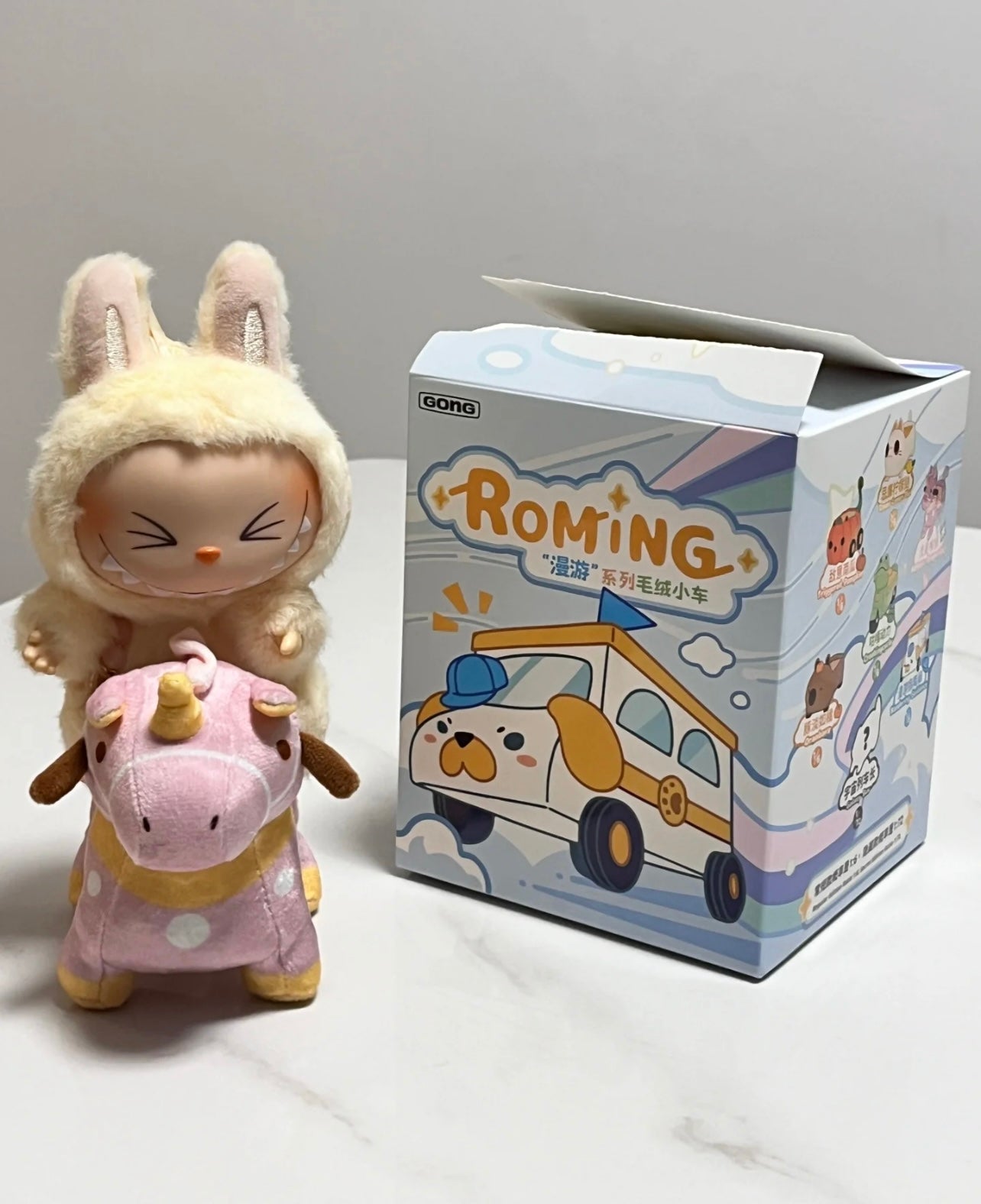 POPMART Resonance Roaming Plush Car Blind Box Toy