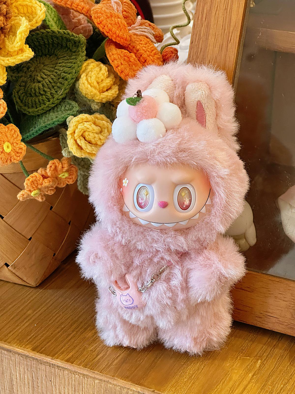 LABUBU Authentic｜Handmade Spring Peach Custom Doll