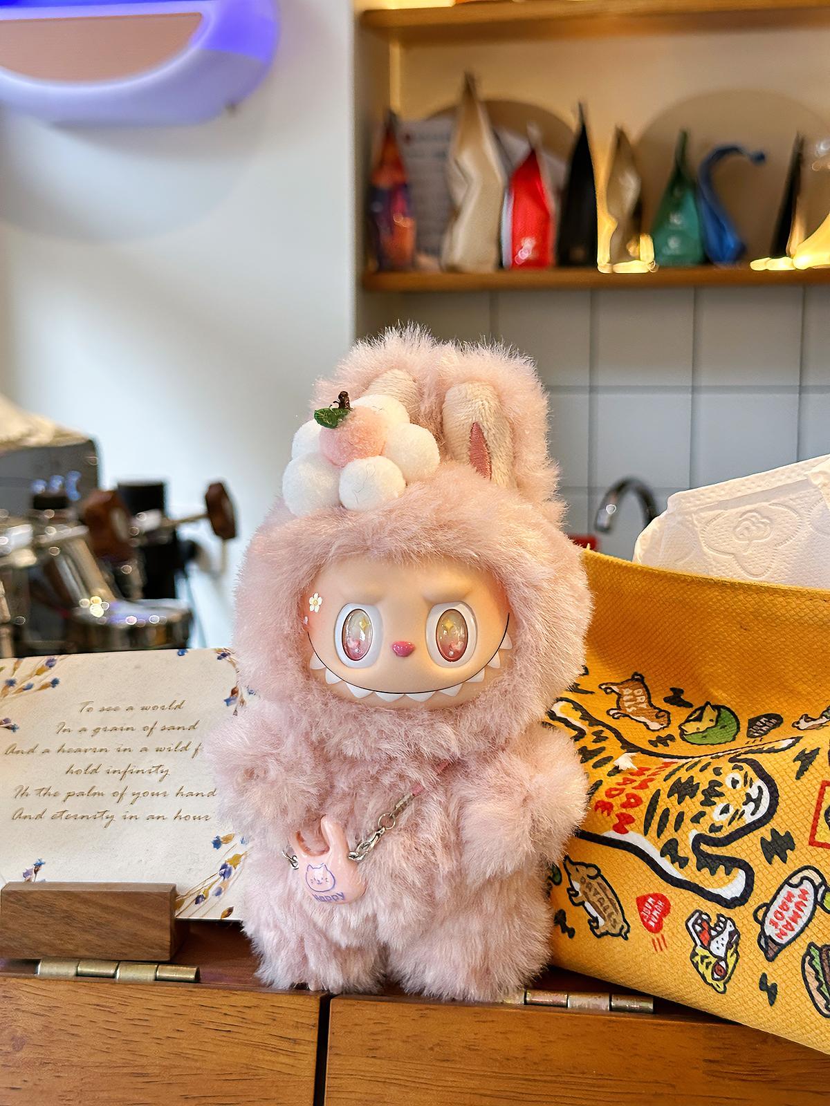 LABUBU Authentic｜Handmade Spring Peach Custom Doll