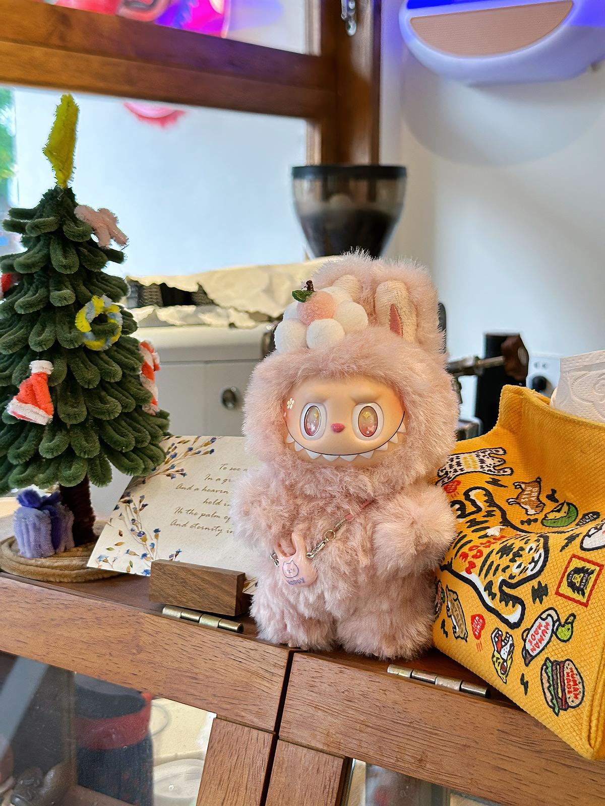 LABUBU Authentic｜Handmade Spring Peach Custom Doll