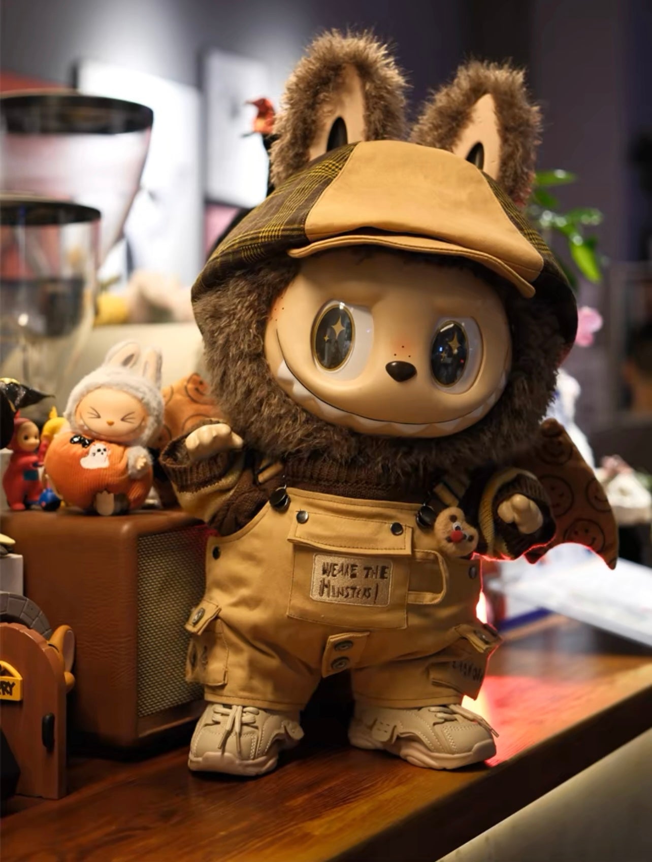 Zimomo Leader 58cm Trendy Toy Handicraft Vinyl Doll Labubu Khaki Set Doll Clothes Original Design