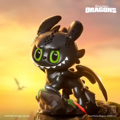 POPMART THE MONSTERS How to Train Your Dragon Figurine. The LABUBU Large Doll