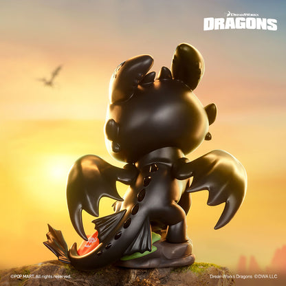 POPMART THE MONSTERS How to Train Your Dragon Figurine. The LABUBU Large Doll