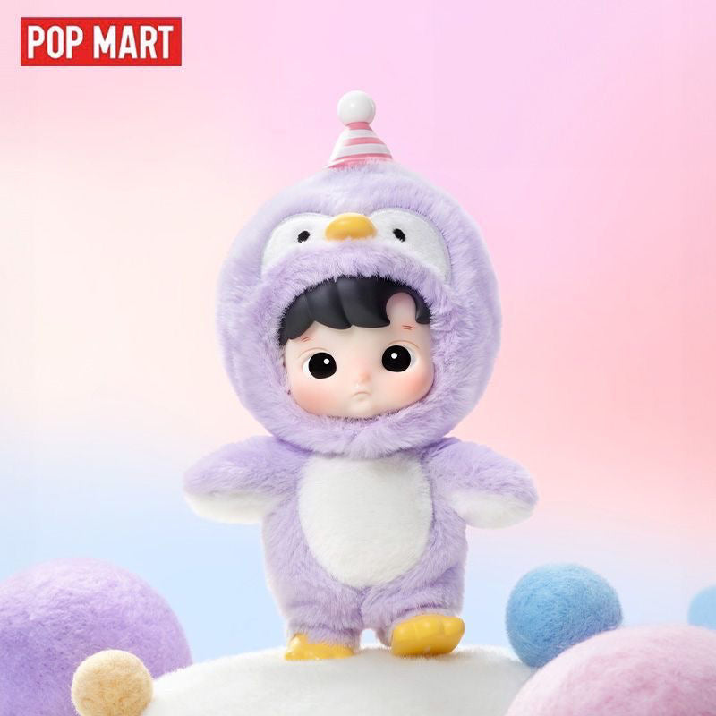 POPMART HACIPUPU Animal Sticker Series Figurine Blind Box Plush Toys