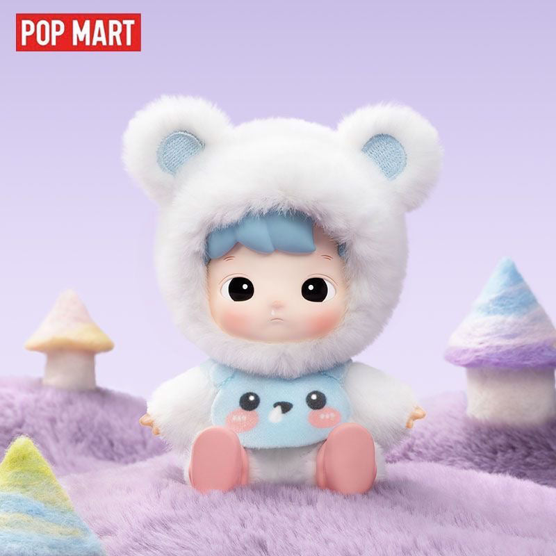 POPMART HACIPUPU Animal Sticker Series Figurine Blind Box Plush Toys