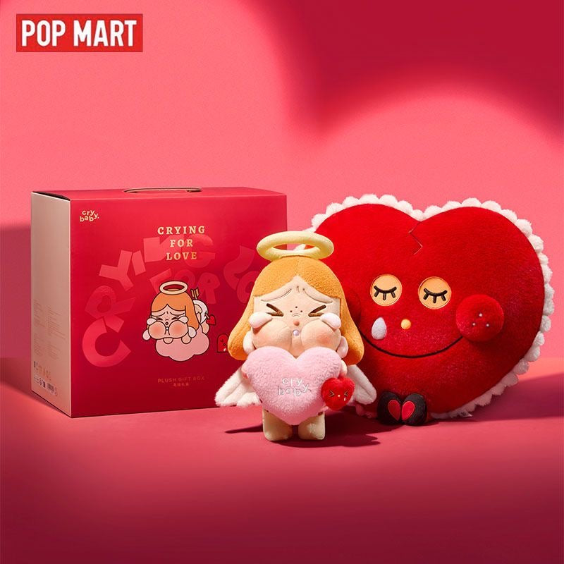 POPMART CRYBABY Cupid's Tears Series Plush Gift Box with Adorable Crying Dolls