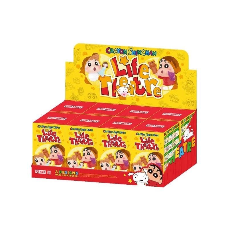 POPMART Crayon Shin - chan Life Theater Series Blind - box Scene Figurines: Toys & Gifts